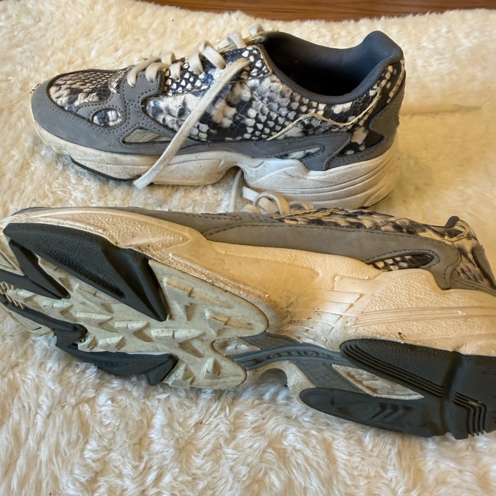 adidas Originals Gray and White Athletic Shoes